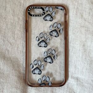 Casetify: Paw Print Case (iPhone 8)